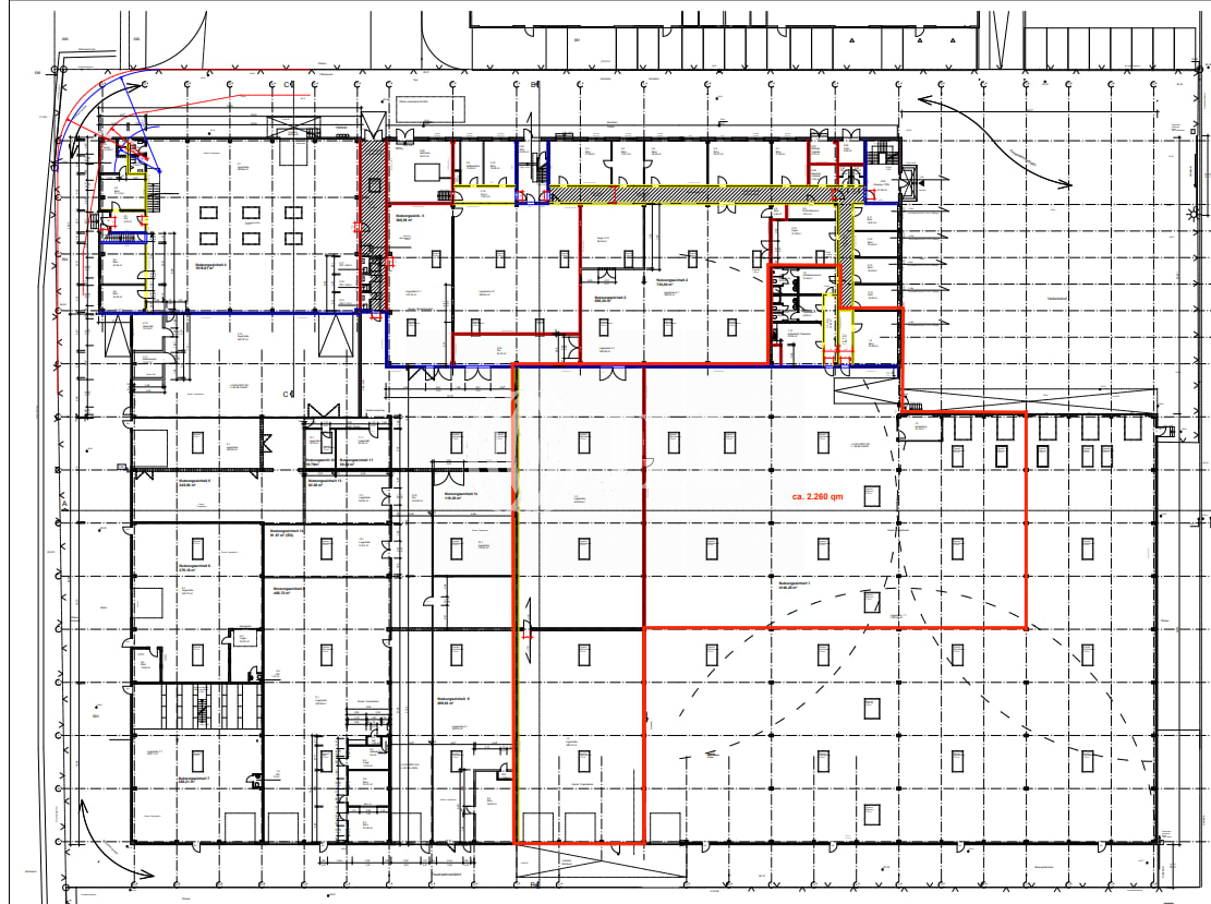 Lagerhalle zur Miete 6,20 € 2.260 m²<br/>Lagerfläche Lövenich Köln 50859