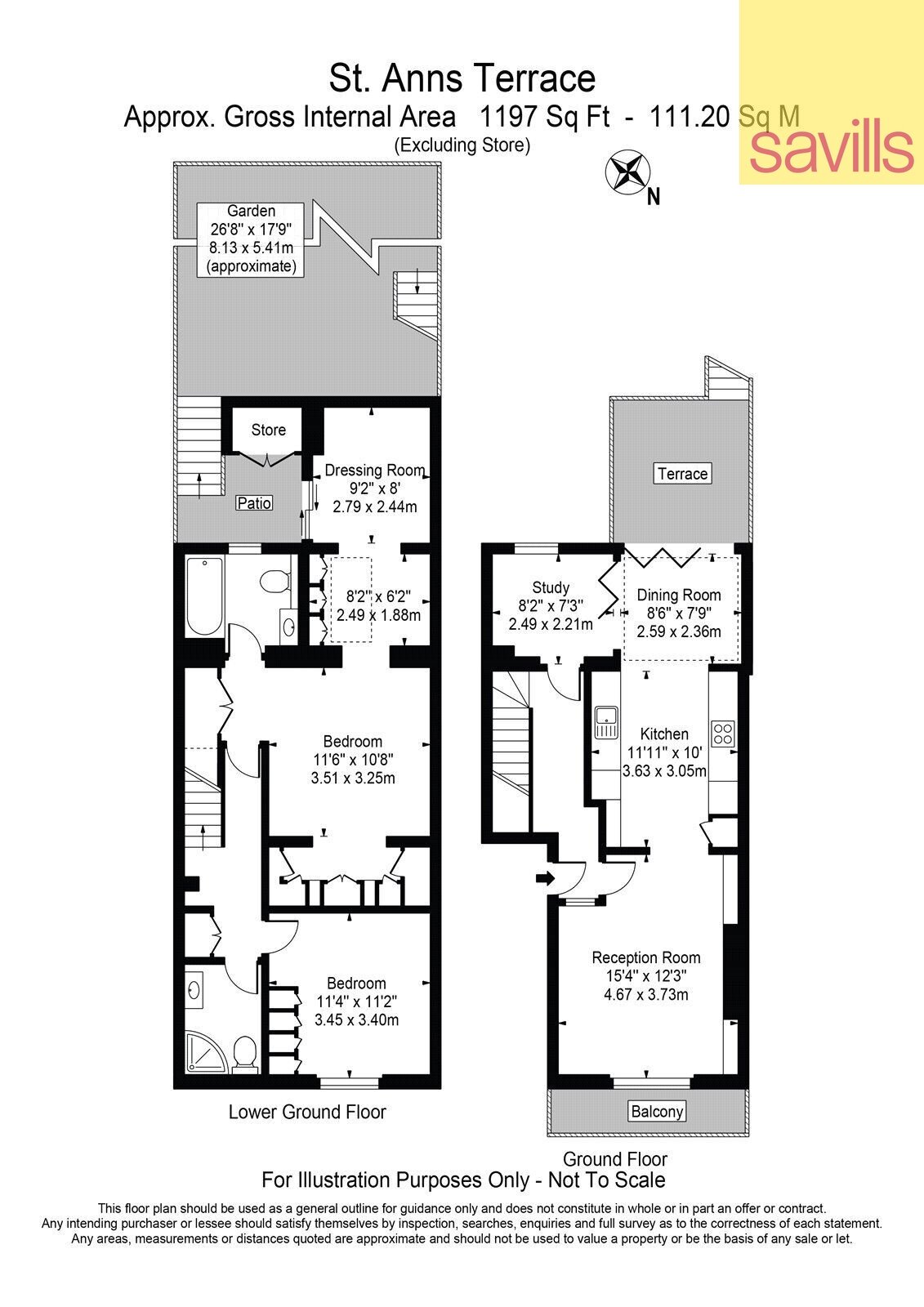 Wohnung zum Kauf provisionsfrei 2.095.275 € 3 Zimmer 111,2 m²<br/>Wohnfläche City of Westminster NW8 6PH