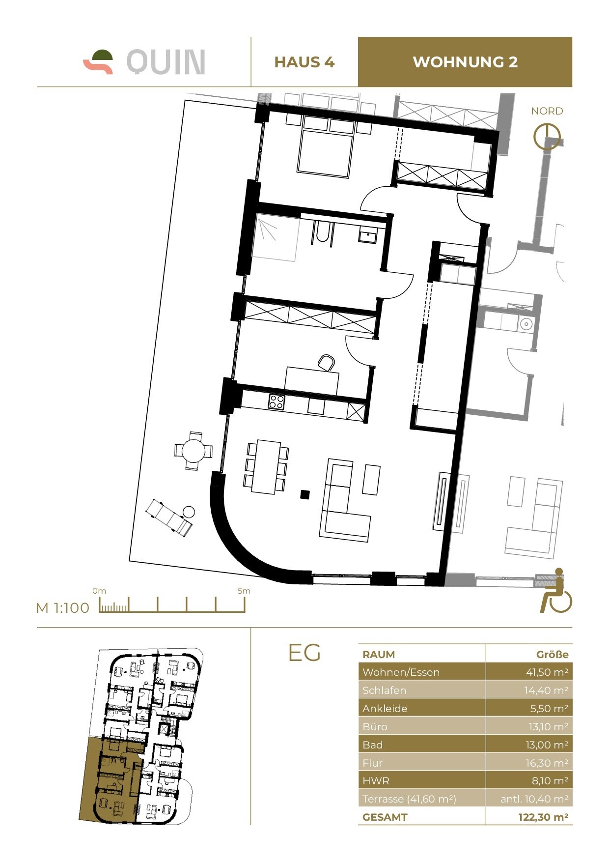 Wohnung zum Kauf provisionsfrei 541.801 € 3,5 Zimmer 122,7 m²<br/>Wohnfläche EG<br/>Geschoss Sehnde Sehnde 31319