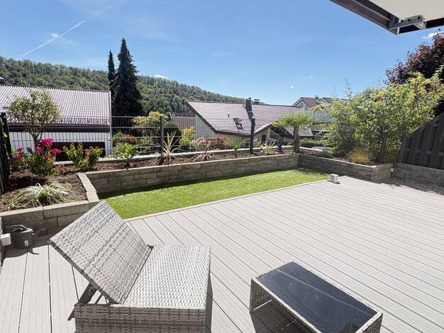 Terrassenwohnung zur Miete 1.250 € 2,5 Zimmer 70 m² 1. Geschoss Ramtel Leonberg 71229