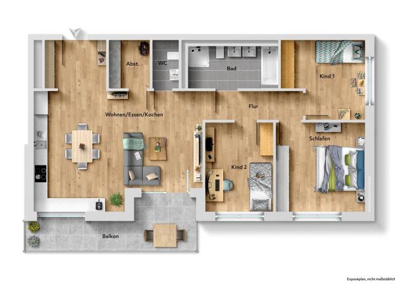 Wohnung zur Miete 1.550 € 4 Zimmer 101 m² frei ab sofort Stadtmitte Esslingen am Neckar 73728