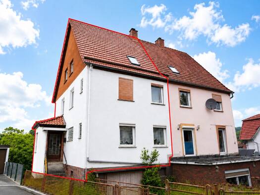 Doppelhaushälfte zum Kauf 69.000 € 3 Zimmer 88 m² 1.149 m² Grundstück Fürstenhagen Hessisch Lichtenau / Fürstenhagen 37235