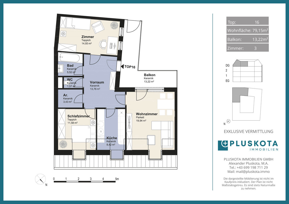 Wohnung zum Kauf 279.000 € 3 Zimmer 79,2 m²<br/>Wohnfläche 3.<br/>Geschoss Kaiser-Franz-Joseph-Ring 41 Baden 2500