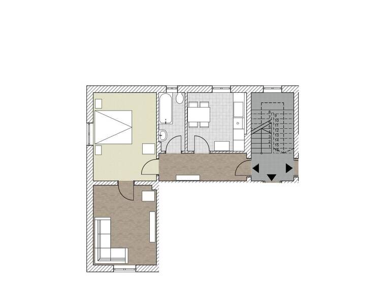 Wohnung zur Miete 360 € 2 Zimmer 49 m²<br/>Wohnfläche 2.<br/>Geschoss 01.07.2025<br/>Verfügbarkeit Karl-Marx-Straße 5 Prenzlau Prenzlau 17291