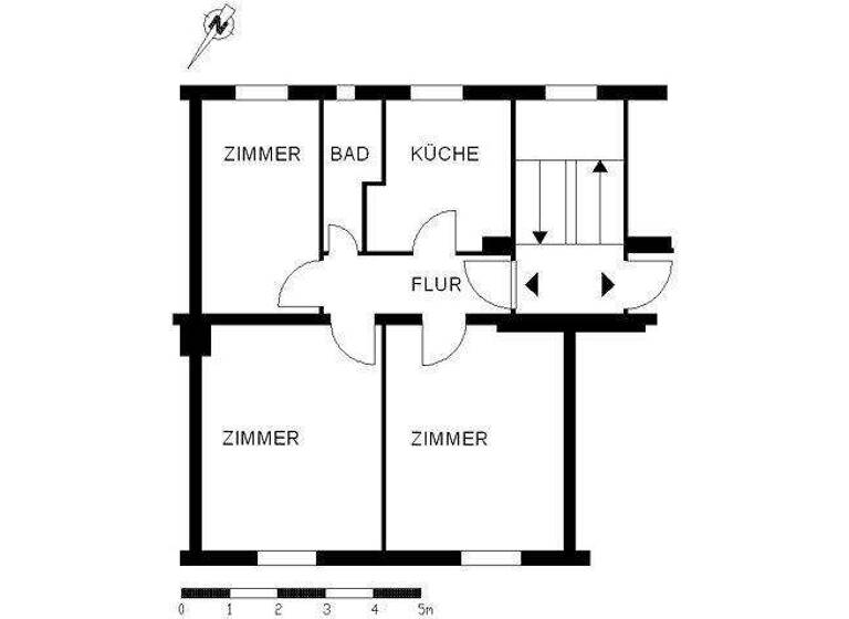 Wohnung zur Miete 685 € 3 Zimmer 63,4 m² 1. Geschoss frei ab 08.03.2026 Jenaer Straße 5 Regensburger Straße Bremen 28215