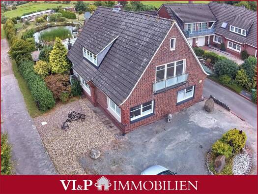 Einfamilienhaus zum Kauf 369.000 € 5 Zimmer 180 m² 10.238 m² Grundstück Spetzerfehn Großefehn 26629