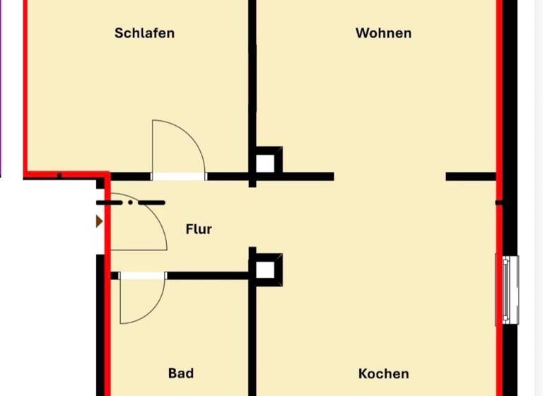 Wohnung zur Miete 750 € 2 Zimmer 51 m² Geschoss 1/2 frei ab 01.05.2026 Ebermannstadt 91320