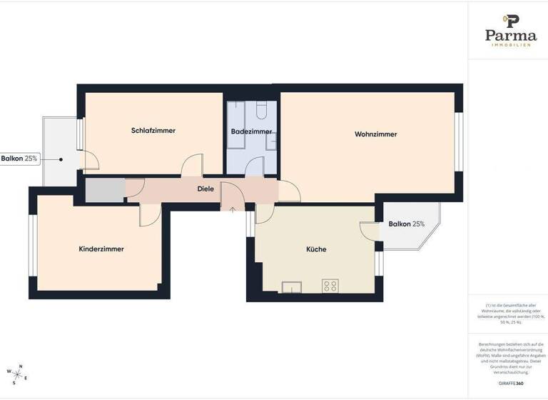 Wohnung zum Kauf 139.000 € 3 Zimmer 89 m² Düren 52351