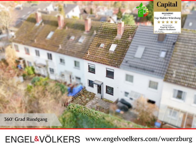 Reihenmittelhaus zum Kauf 425.000 € 5,5 Zimmer 132 m² 155 m² Grundstück Lengfeld Würzburg 97076