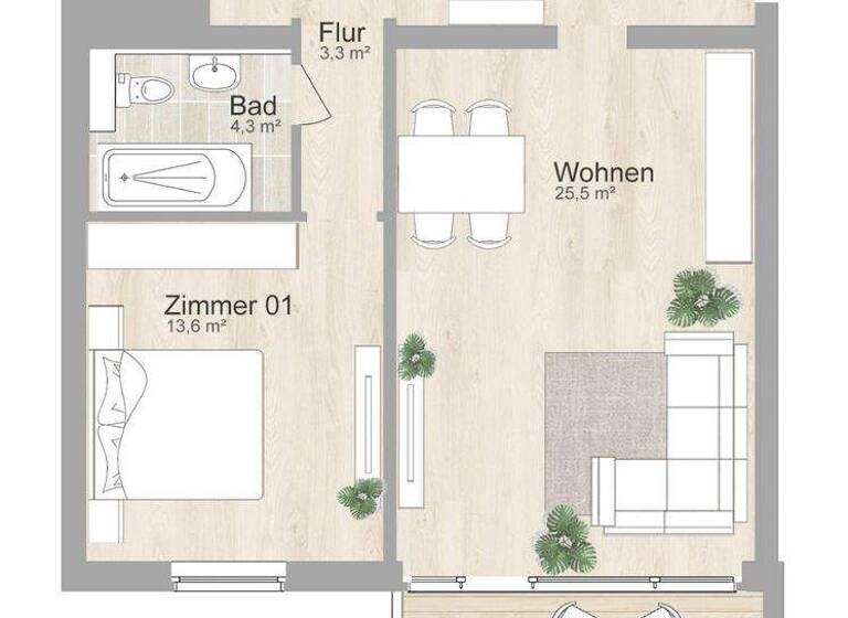 Wohnung zur Miete nur mit Wohnberechtigungsschein 605 € 3 Zimmer 81,7 m² 7. Geschoss Gerichtsstr. 26 Borbeck-Mitte Essen 45355