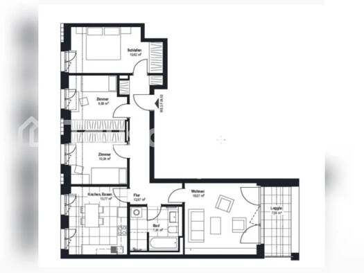 Wohnung zur Miete Tauschwohnung 1.350 € 4 Zimmer 91 m² 4. Geschoss Neulindenau Leipzig 04179