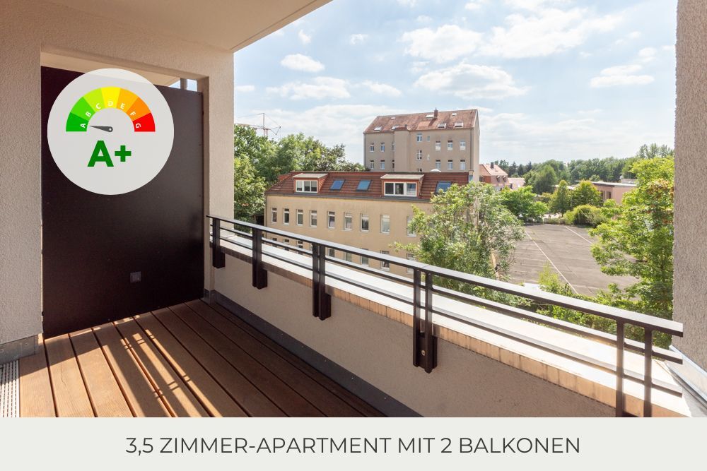 Wohnung zur Miete 1.530 € 3,5 Zimmer 102 m²<br/>Wohnfläche 4.<br/>Geschoss Cunnersdorfer Straße 2 Sellerhausen-Stünz Leipzig 04318