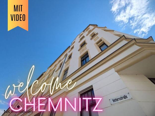Wohnung zur Miete 285 € 2 Zimmer 52 m² 3. Geschoss Vettersstraße 14 Bernsdorf Bernsdorf 09126