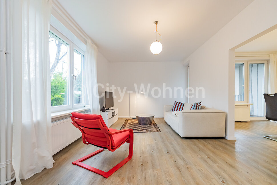 Wohnung zur Miete Wohnen auf Zeit 1.950 € 3 Zimmer 80 m²<br/>Wohnfläche 01.02.2025<br/>Verfügbarkeit Orchideenstieg Alsterdorf Hamburg 22297