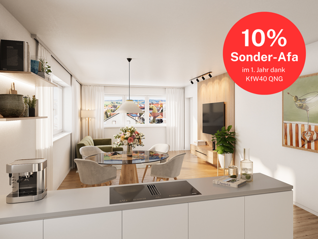 Wohnung zum Kauf - Erstbezug provisionsfrei 424.900 € 4,5 Zimmer 91,1 m² 2. Geschoss Mietingen 88487