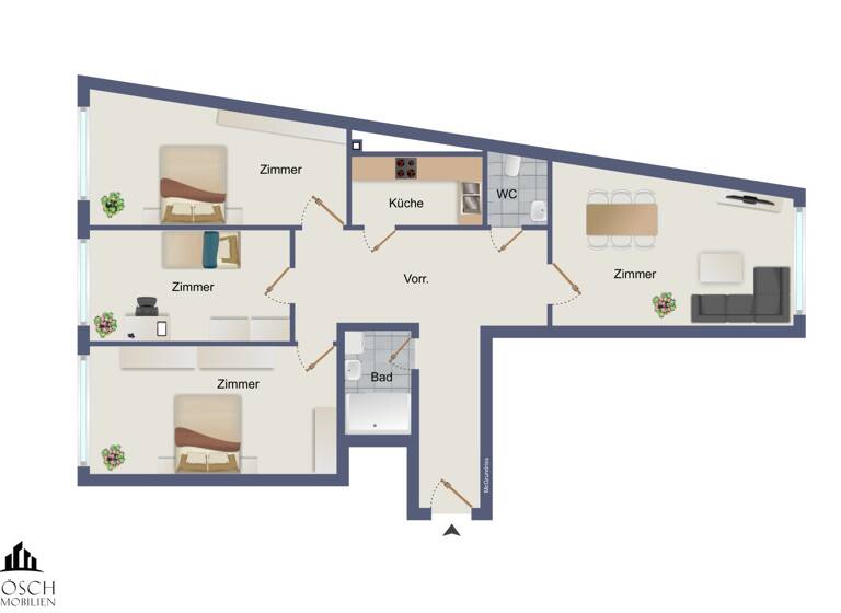 Wohnung zum Kauf - Erstbezug 369.000 € 4 Zimmer 83,4 m² 1. Geschoss Wien 1210