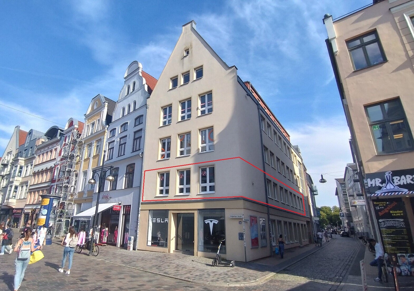 Büro-/Praxisfläche zur Miete 149,8 m²<br/>Bürofläche Stadtmitte Rostock 18055