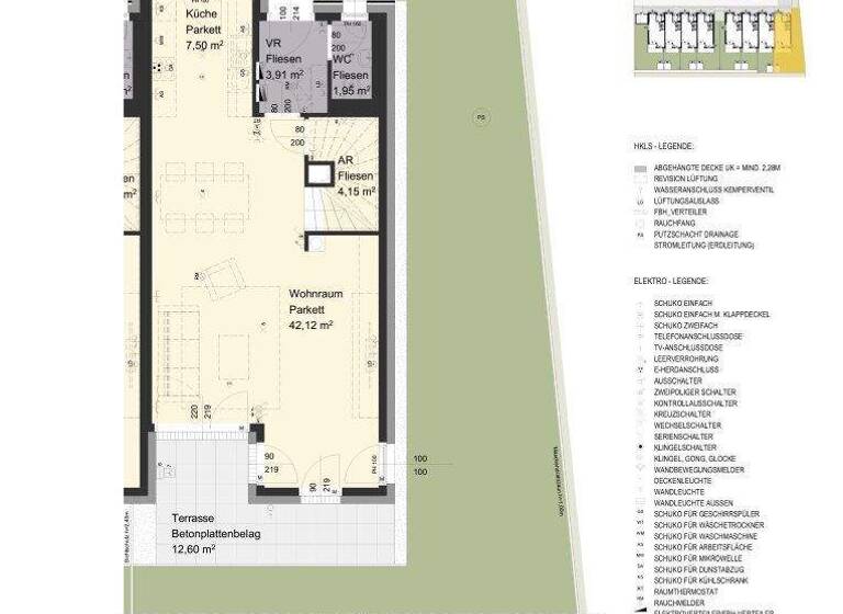 Reihenendhaus zum Kauf - Erstbezug provisionsfrei 555.700 € 4 Zimmer 111,6 m² frei ab 31.03.2026 Reisinger Straße 40-60 Ragelsdorf St. Pölten 3107