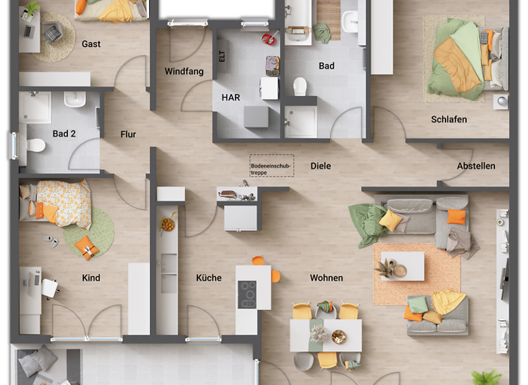 Einfamilienhaus zum Kauf provisionsfrei 292.283 € 4 Zimmer 128 m² Lockstedt 38486