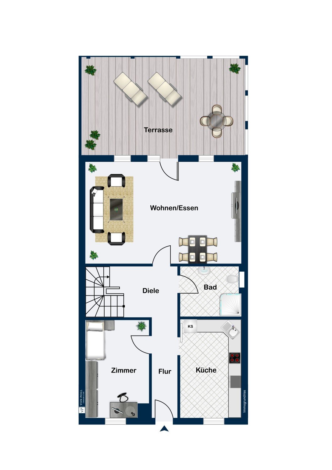 Reihenmittelhaus zum Kauf 499.000 € 5 Zimmer 136 m²<br/>Wohnfläche 213 m²<br/>Grundstück Buchholz Duisburg / Buchholz 47249