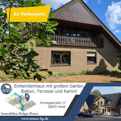 Einfamilienhaus zum Kauf 295.000 € 5 Zimmer 158 m² 787 m² Grundstück Hesel Hesel 26835