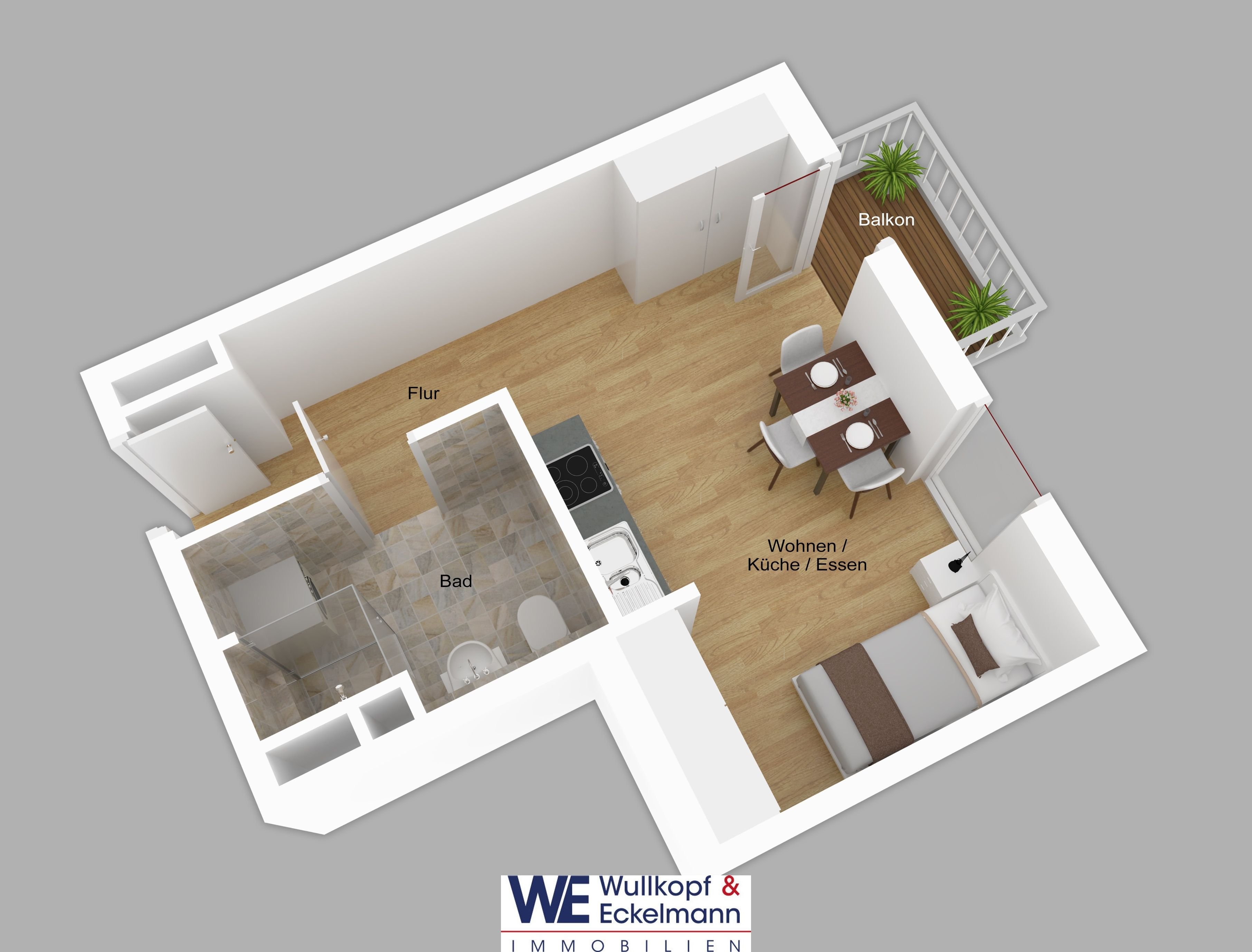 Wohnung zur Miete 582 € 1 Zimmer 29,1 m²<br/>Wohnfläche 2.<br/>Geschoss Alsterdorf Hamburg 22297