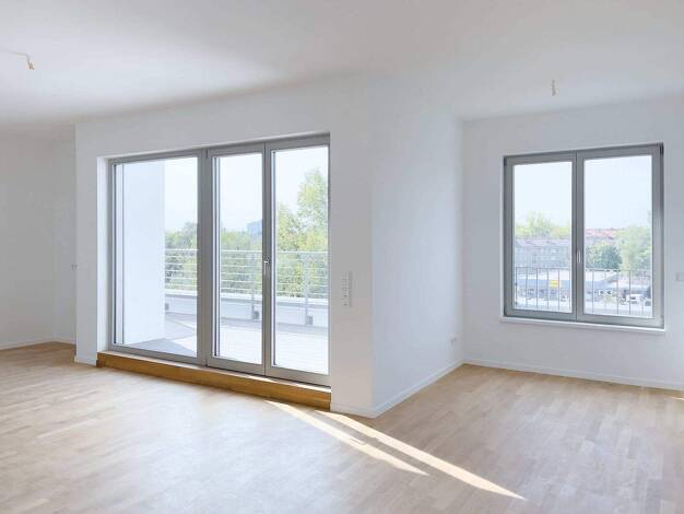 Penthouse zum Kauf - Erstbezug provisionsfrei 460.000 € 2 Zimmer 61,4 m² 5. Geschoss Charlottenburger Straße 48 Weißensee Pankow 13086