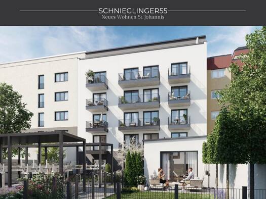 Wohnung zum Kauf - Erstbezug 375.000 € 2 Zimmer 58,1 m² 5 Geschosse frei ab 01.12.2028 St Johannis Nürnberg 90419