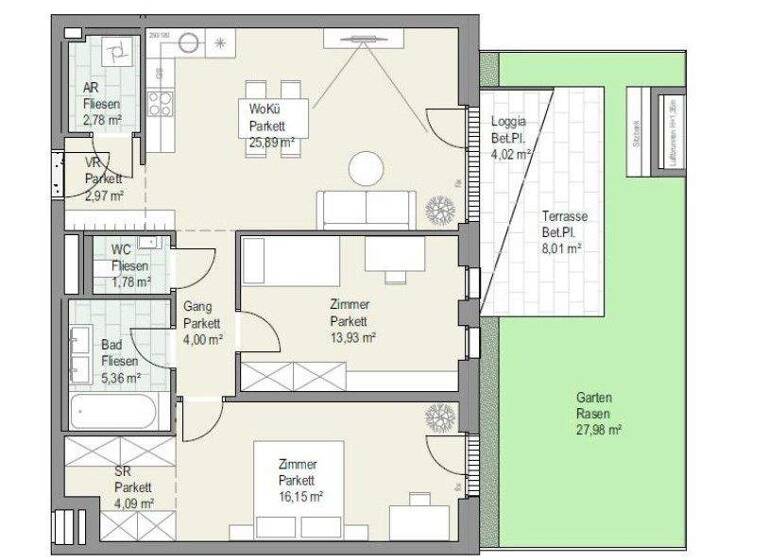 Wohnung zum Kauf 556.500 € 3 Zimmer 77 m² Am langen Felde 24 Wien 1220