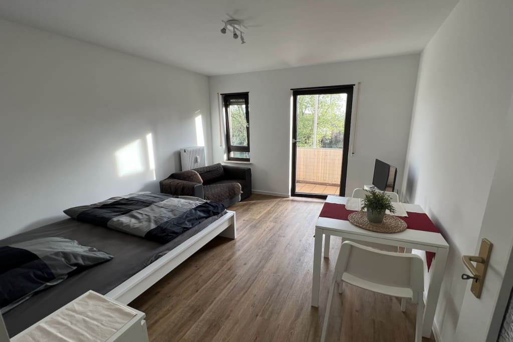 Wohnung zur Miete Wohnen auf Zeit 1.059 € 1 Zimmer 26 m²<br/>Wohnfläche 18.01.2025<br/>Verfügbarkeit Perreystraße Rheinau - Süd Mannheim 68219