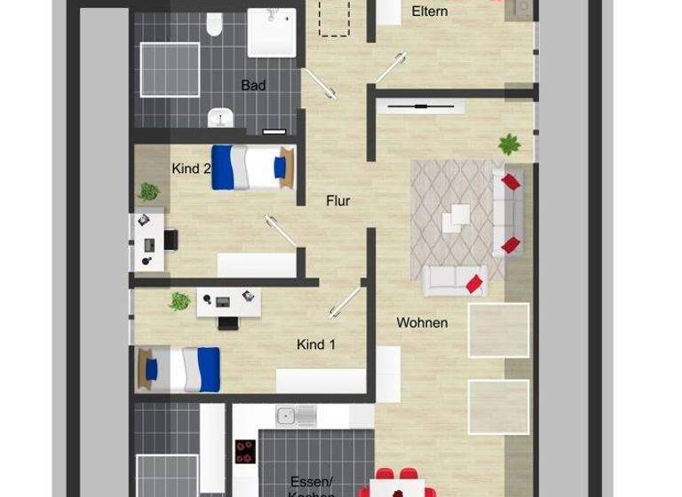Wohnung zum Kauf - Erstbezug provisionsfrei 379.000 € 4 Zimmer 98,9 m² Wittler Straße 19 Schloß Neuhaus Paderborn / Schloß Neuhaus 33104
