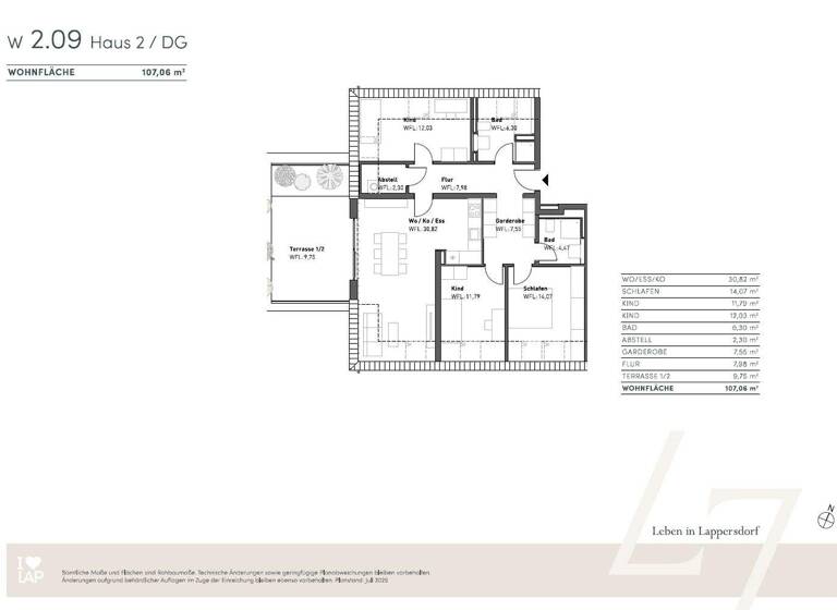 Penthouse zum Kauf provisionsfrei 799.000 € 4 Zimmer 107,1 m² Kareth Lappersdorf 93138