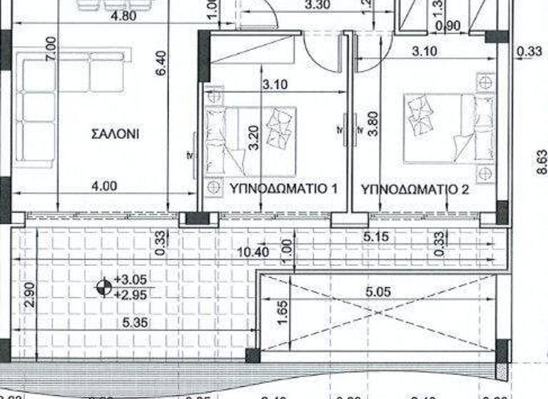 Wohnung zum Kauf - Erstbezug provisionsfrei 267.000 € 3 Zimmer 80 m² 1. Geschoss 3X4R+6CF Paralimni 5283