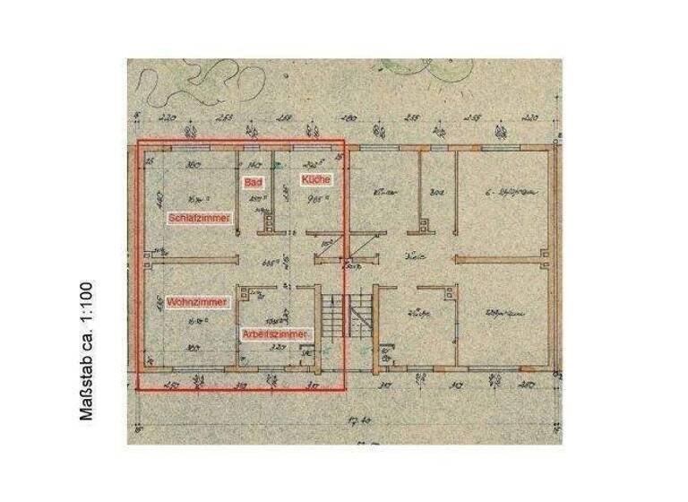 Wohnung zur Miete 450 € 3,5 Zimmer 64 m² 1. Geschoss frei ab sofort Brackstr. 11 Eisenheim Oberhausen 46117