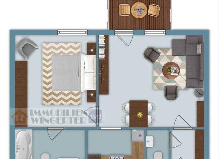Wohnung zum Kauf 215.000 € 2 Zimmer 53,5 m² Kumpfmühl-Ziegetsdorf-Neuprüll Regensburg 93051