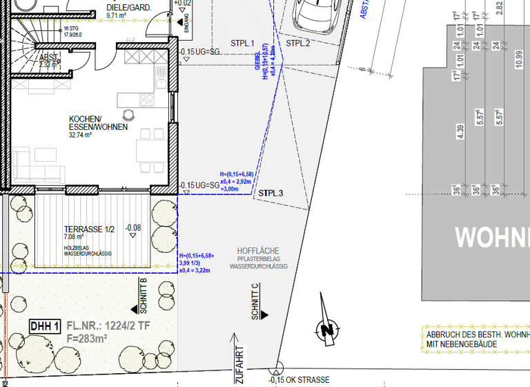 Doppelhaushälfte zur Miete - Erstbezug 2.200 € 5 Zimmer 155,4 m² 290 m² Grundstück Mitterlern Berglern 85459