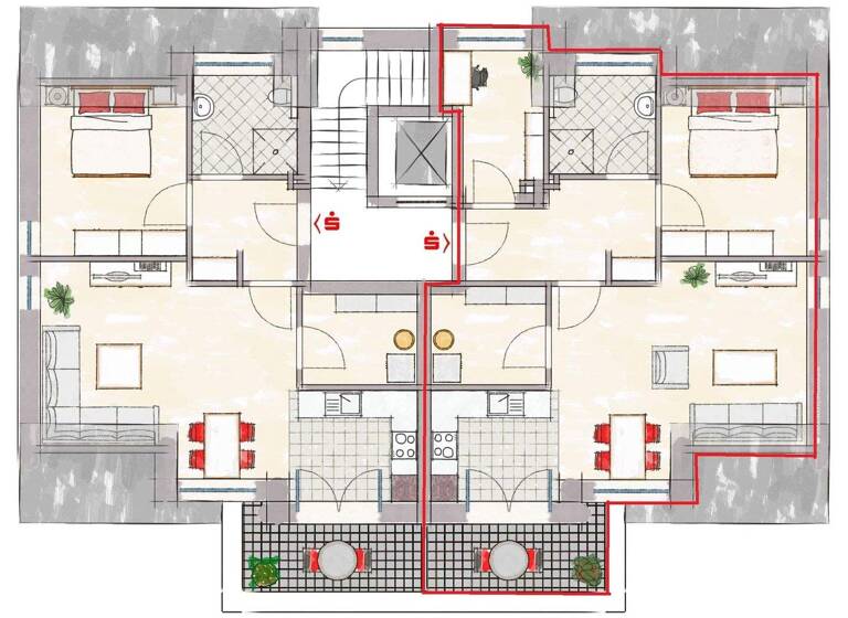 Wohnung zum Kauf - Erstbezug provisionsfrei 257.800 € 3 Zimmer 68,9 m² Friesoythe 26169