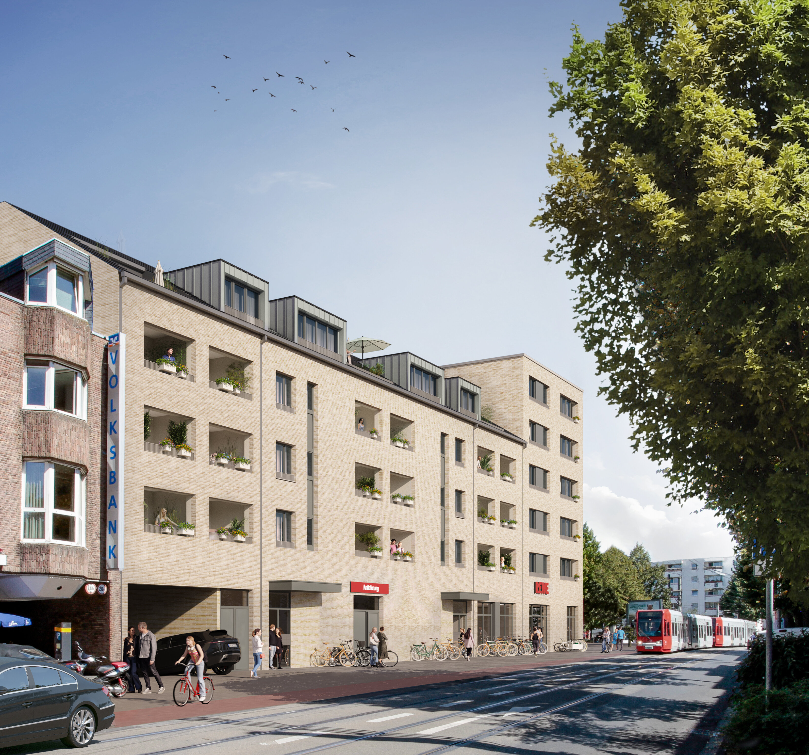 Wohnung zum Kauf provisionsfrei 569.900 € 3 Zimmer 88,9 m²<br/>Wohnfläche 3.<br/>Geschoss Rolshover Str. 590 Poll Köln 51105