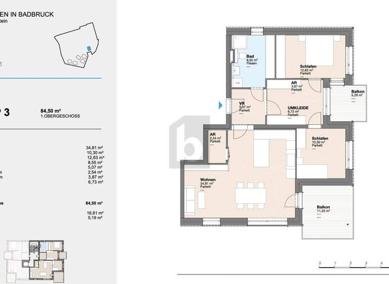 Wohnung zum Kauf 485.000 € 3 Zimmer 85 m² Bad Gastein 5640