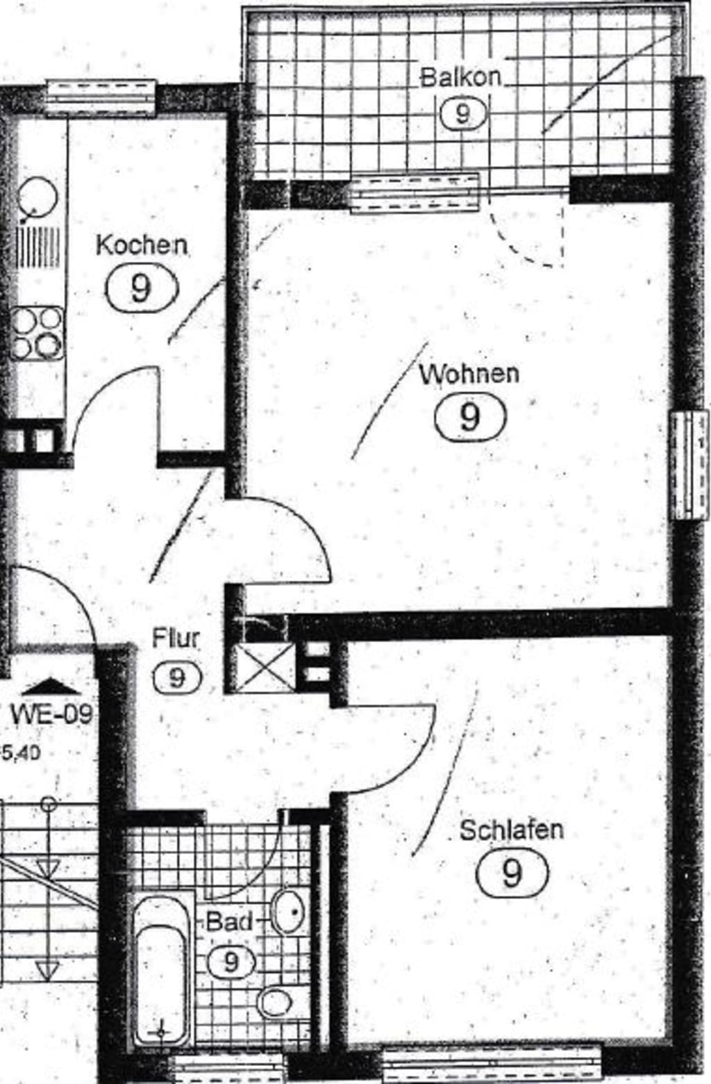 Wohnung zur Miete Wohnen auf Zeit 1.430 € 2 Zimmer 60 m²<br/>Wohnfläche ab sofort<br/>Verfügbarkeit Jakobstraße Nordviertel Essen 45141