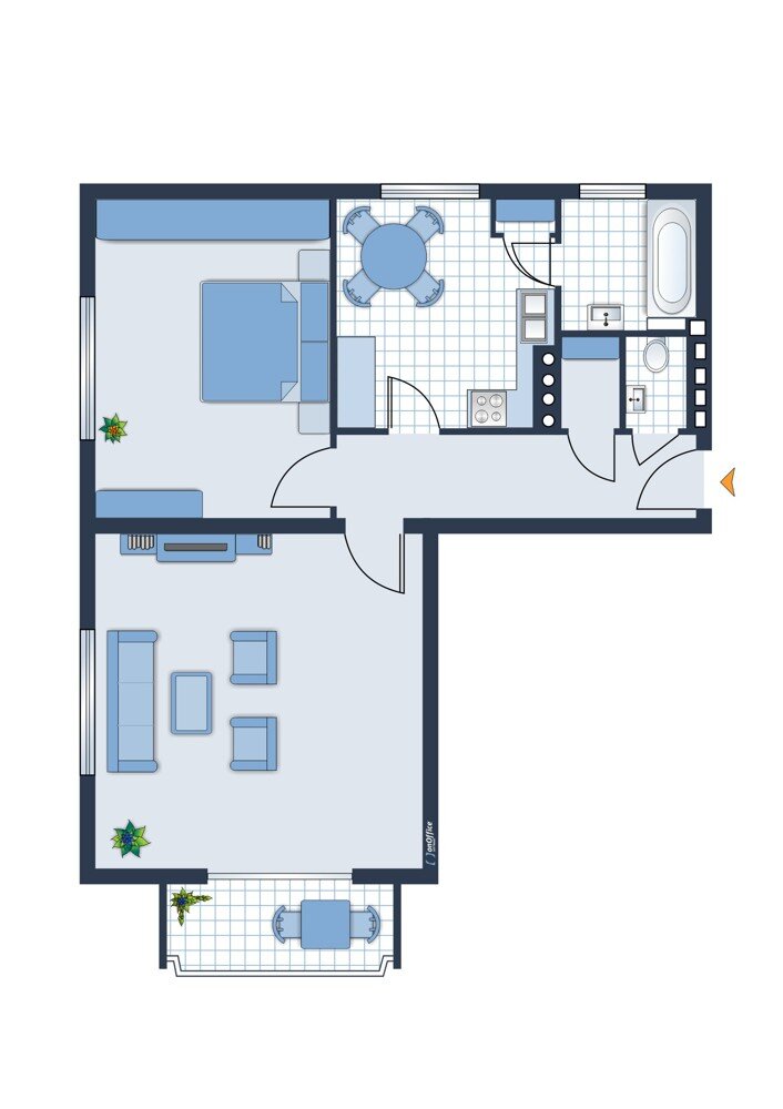 Wohnung zum Kauf 174.000 € 2 Zimmer 72,4 m²<br/>Wohnfläche 3.<br/>Geschoss St. Peter Klagenfurt 9020