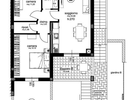 Wohnung zum Kauf - Erstbezug 245.000 € 3 Zimmer 75 m² Suvereto