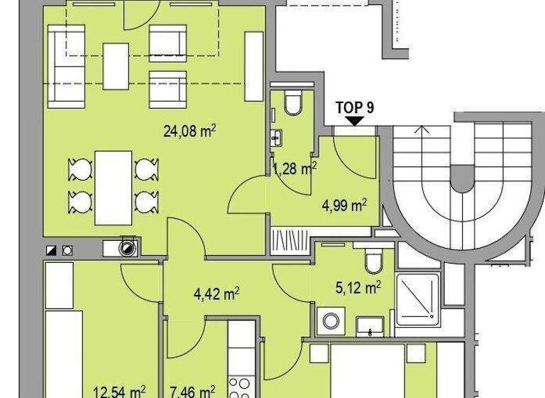 Wohnung zur Miete 1.155 € 3 Zimmer 74,3 m² 3. Geschoss frei ab 01.06.2026 Wien 1150