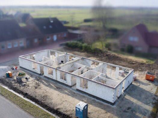 Doppelhaushälfte zum Kauf 319.000 € 3 Zimmer 97,4 m² 467 m² Grundstück Schirum Aurich / Schirum 26605