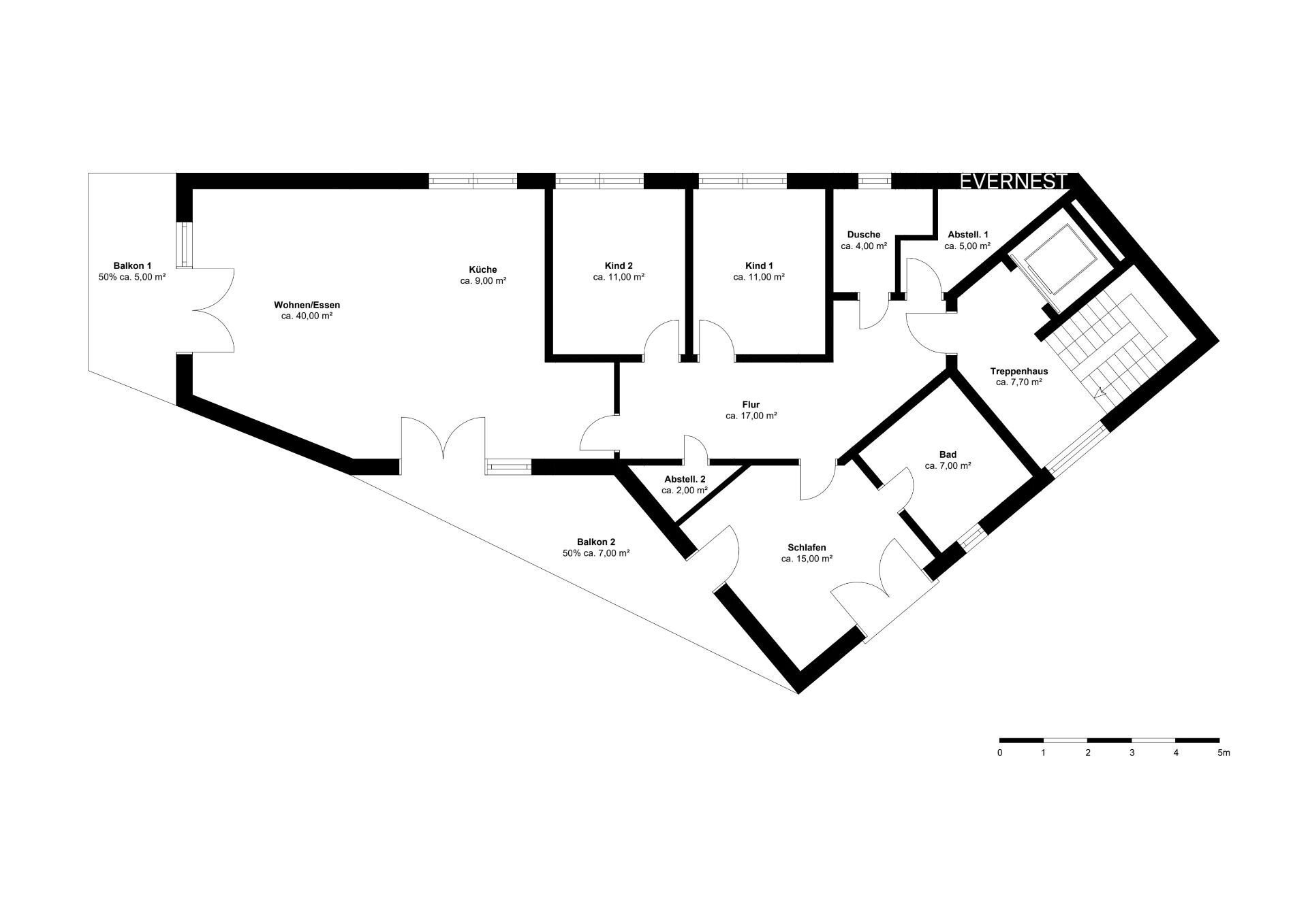 Wohnung zum Kauf 939.000 € 4 Zimmer 134 m²<br/>Wohnfläche 1.<br/>Geschoss Rodenkirchen Köln 50999