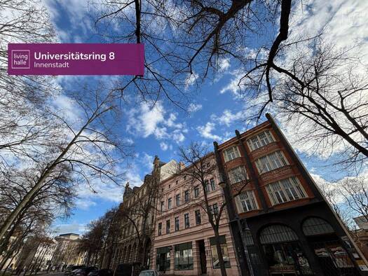 Wohnung zur Miete 470 € 2 Zimmer 58 m² 1. Geschoss Universitätsring 8 Innenstadt Halle 06108