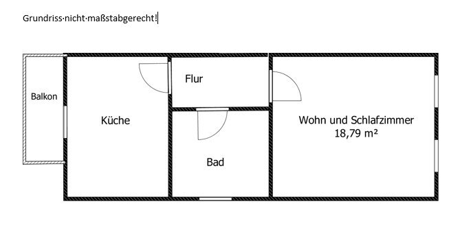 Wohnung zur Miete 230 € 1 Zimmer 38,2 m²<br/>Wohnfläche EG<br/>Geschoss Ernst-Grube-Straße 31 Niederplanitz 546 Zwickau 08062