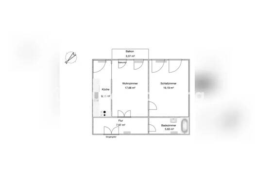 Wohnung zur Miete Tauschwohnung 510 € 2 Zimmer 65 m² 2. Geschoss Albertstadt Ortsamtsbereich Neustadt 01099