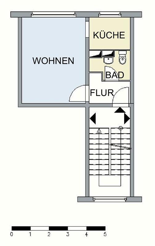 Wohnung zur Miete 171 € 1 Zimmer 24,7 m²<br/>Wohnfläche 4.<br/>Geschoss Sponholzer Straße 49 Industrieviertel Neubrandenburg 17034