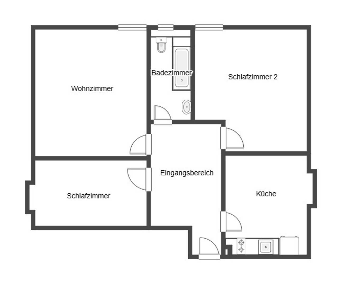 Wohnung zum Kauf 139.000 € 3 Zimmer 65,3 m²<br/>Wohnfläche 4.<br/>Geschoss Schinkel - Ost 121 Osnabrück 49084